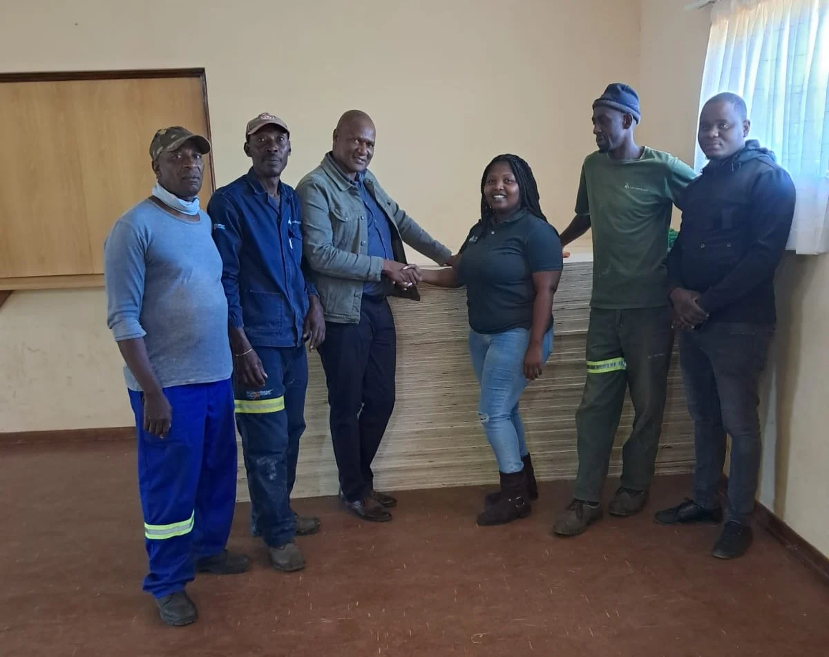 York Timbers Donates 56 Plywood Boards to Memezile High School